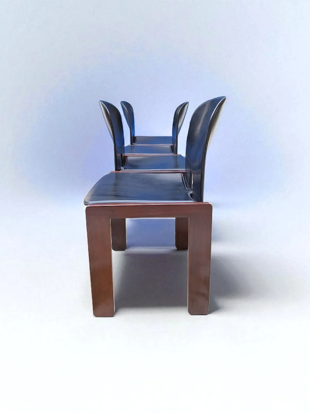 4 Model 121 chairs by Afra and Tobia Scarpa for Cassina, 1960s 4