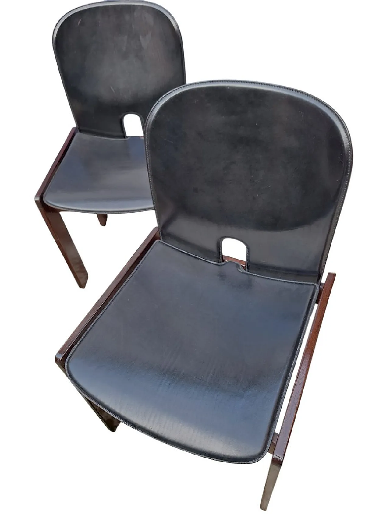 4 Model 121 chairs by Afra and Tobia Scarpa for Cassina, 1960s 8