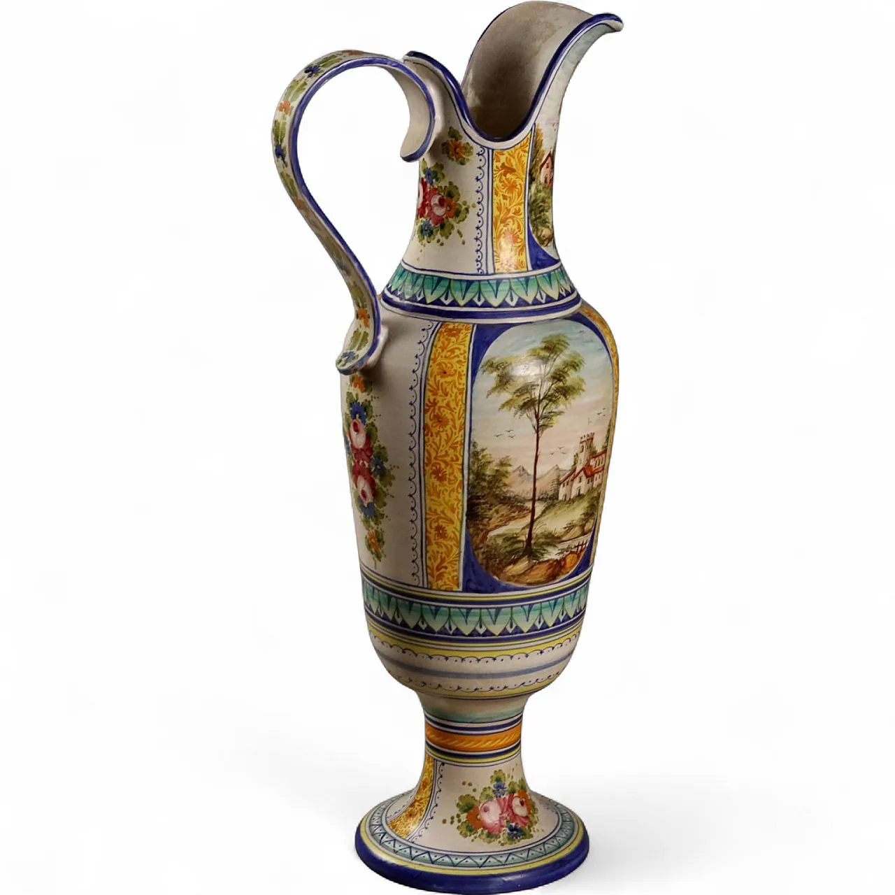 Anfora in maiolica, Manifattura Deruta, '900 11