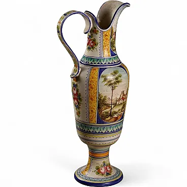 Anfora in maiolica, Manifattura Deruta, '900