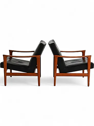 Pair of Oslo armchairs by Inge Andersson for Bröderna Anderssons, 60s