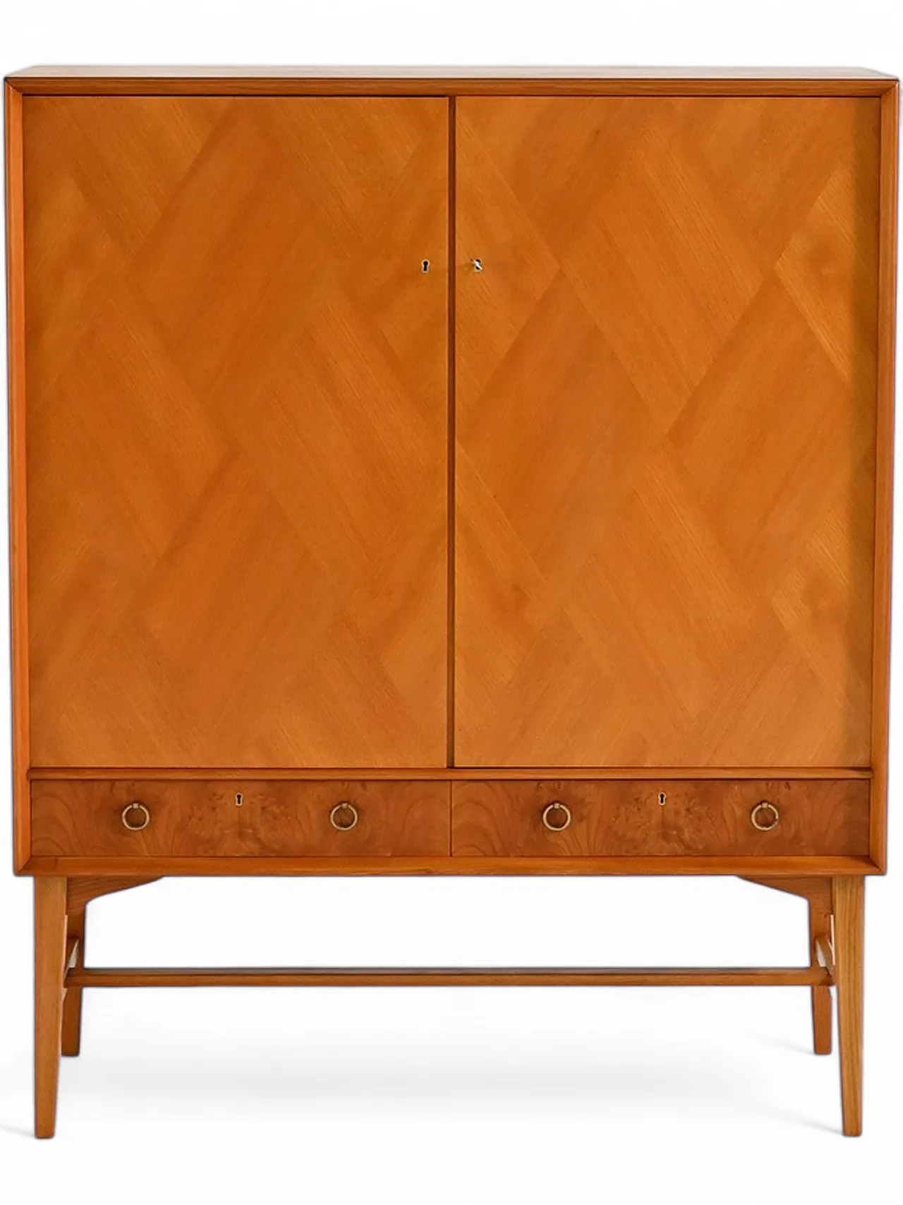 AB Seffle Möbelfabrik elm and briar furniture from the 1950s 11