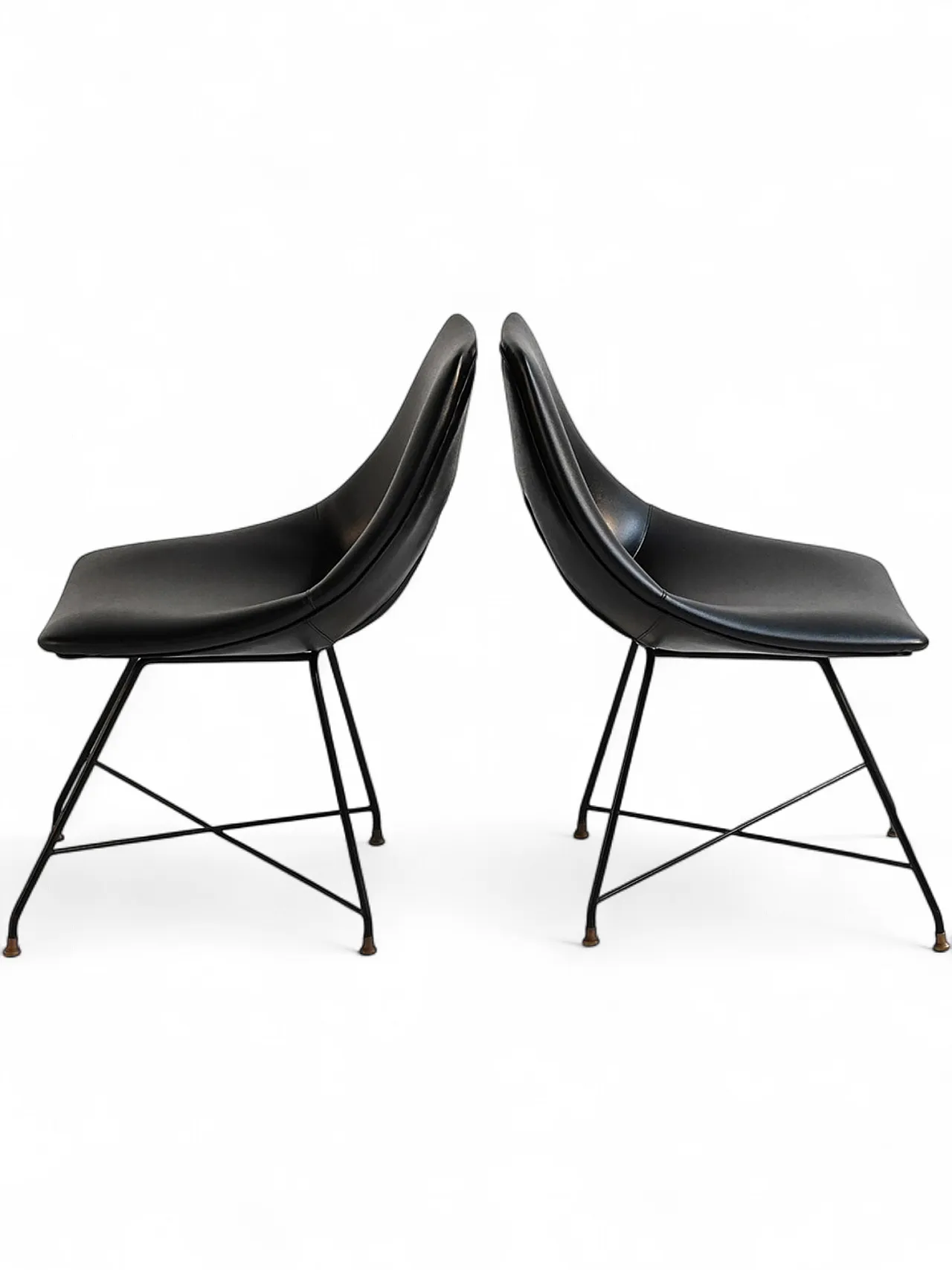 Pair of Cosmos chairs by Augusto Bozzi, 50s 13