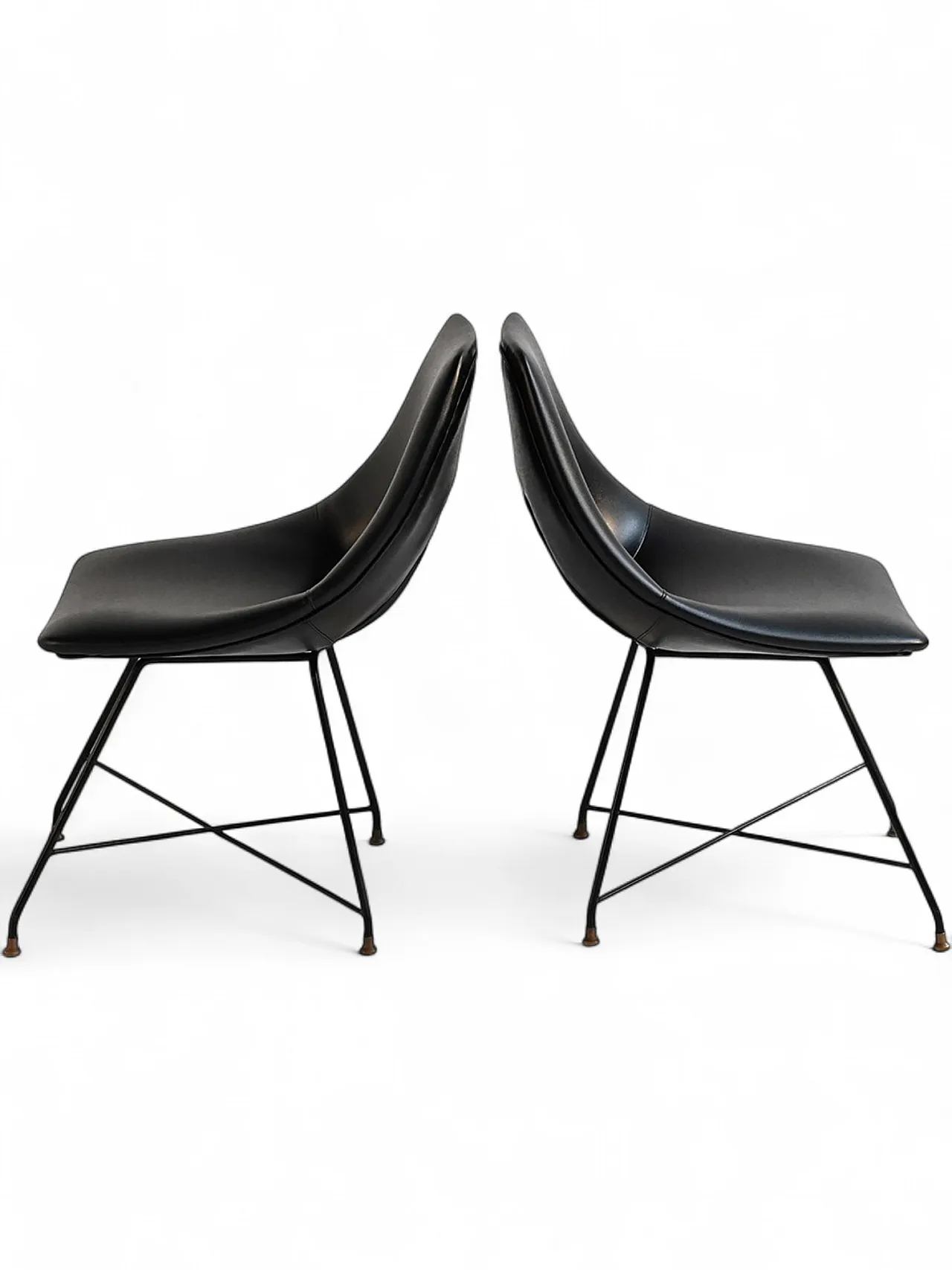 Pair of Cosmos chairs by Augusto Bozzi, 50s 14