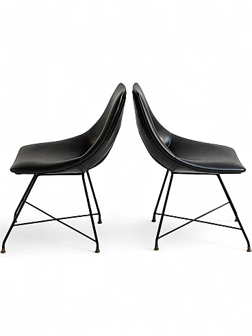 Pair of Cosmos chairs by Augusto Bozzi, 50s