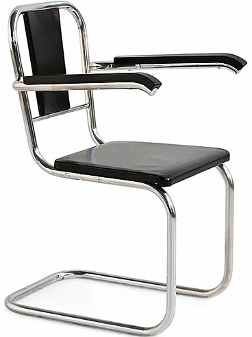 Scandinavian cantilever armchair in Bauhaus style, 1930s