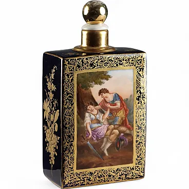 Porcelain bottle with paintings of mythological scenes, 20th century
