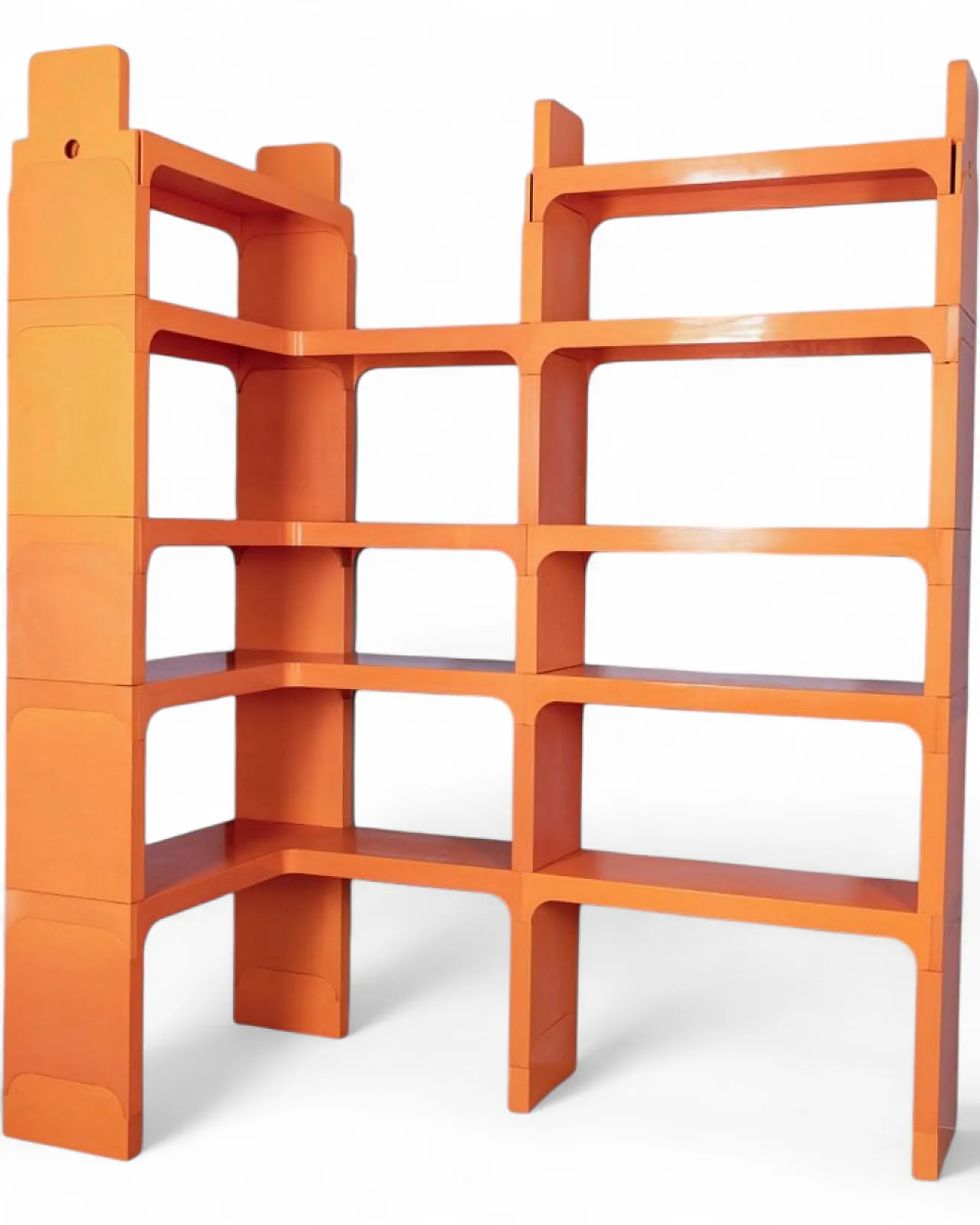 Libreria ad angolo di Olaf von Bohr per Kartell, anni '70 14