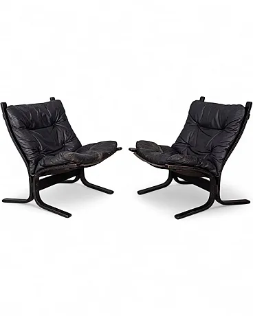 Pair of Siesta armchairs by Ingmar Relling for Westnofa, 1970s