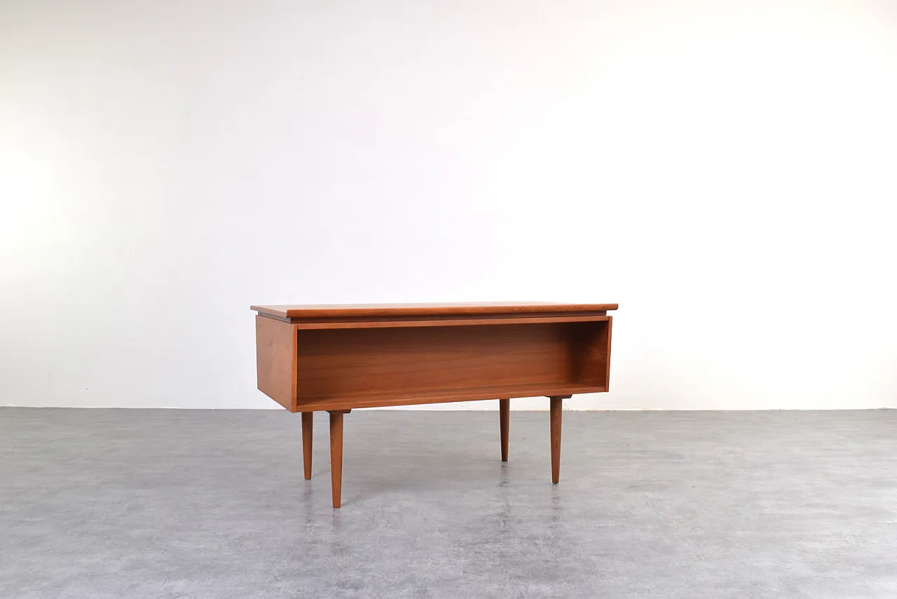 Mid-Century Danish Teak Executive Desk, 1960s 5