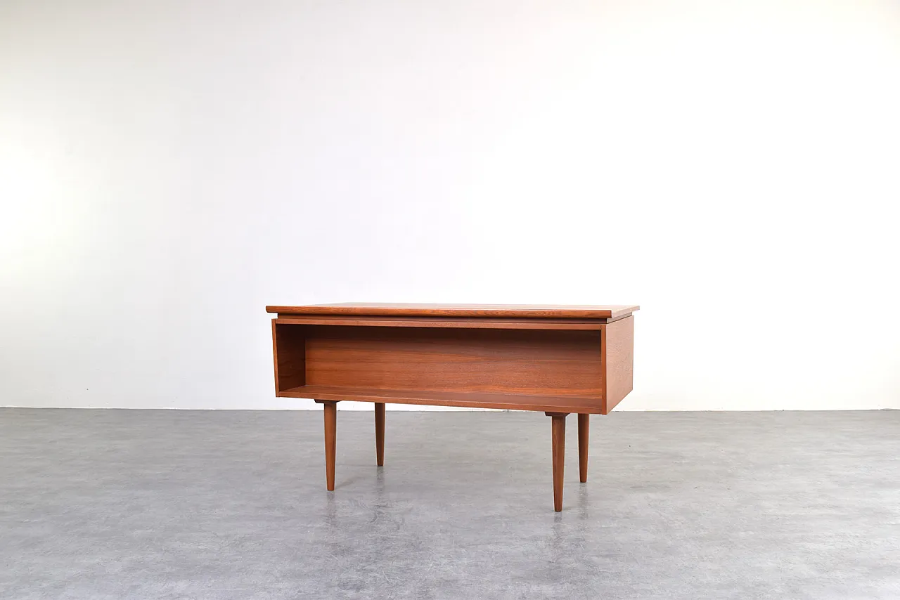 Mid-Century Danish Teak Executive Desk, 1960s 6