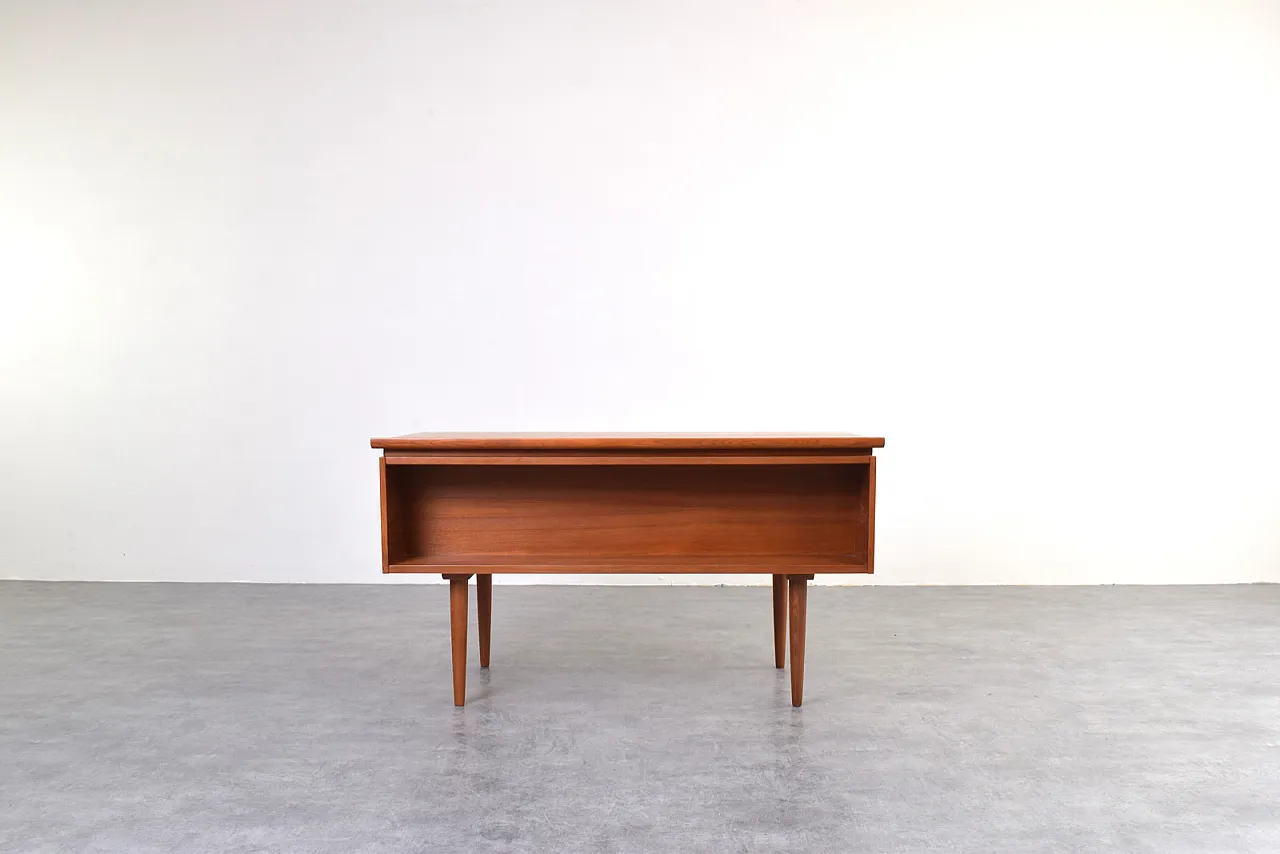 Mid-Century Danish Teak Executive Desk, 1960s 7