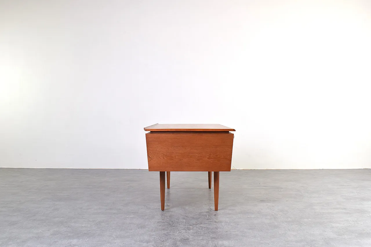 Mid-Century Danish Teak Executive Desk, 1960s 8