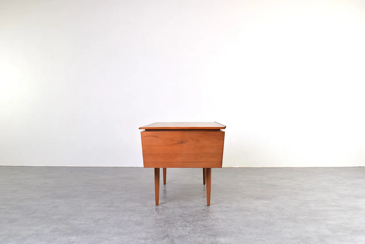 Mid-Century Danish Teak Executive Desk, 1960s 9