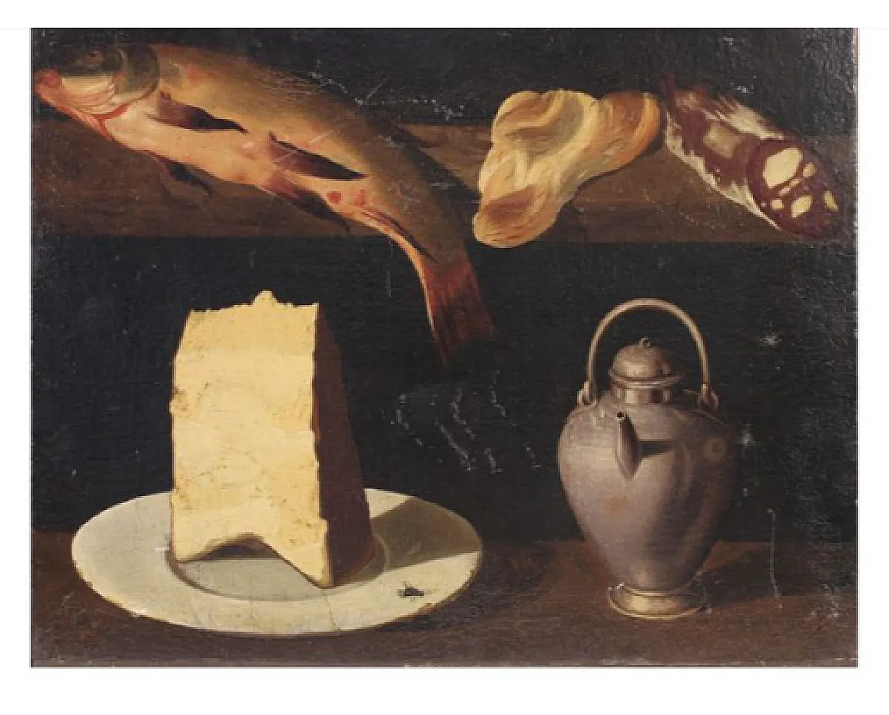 Carlo Magini, Still Life, oil on canvas, 18th century 1