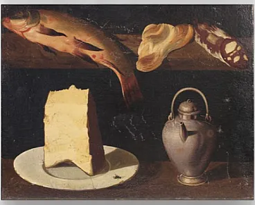 Carlo Magini, Still Life, oil on canvas, 18th century