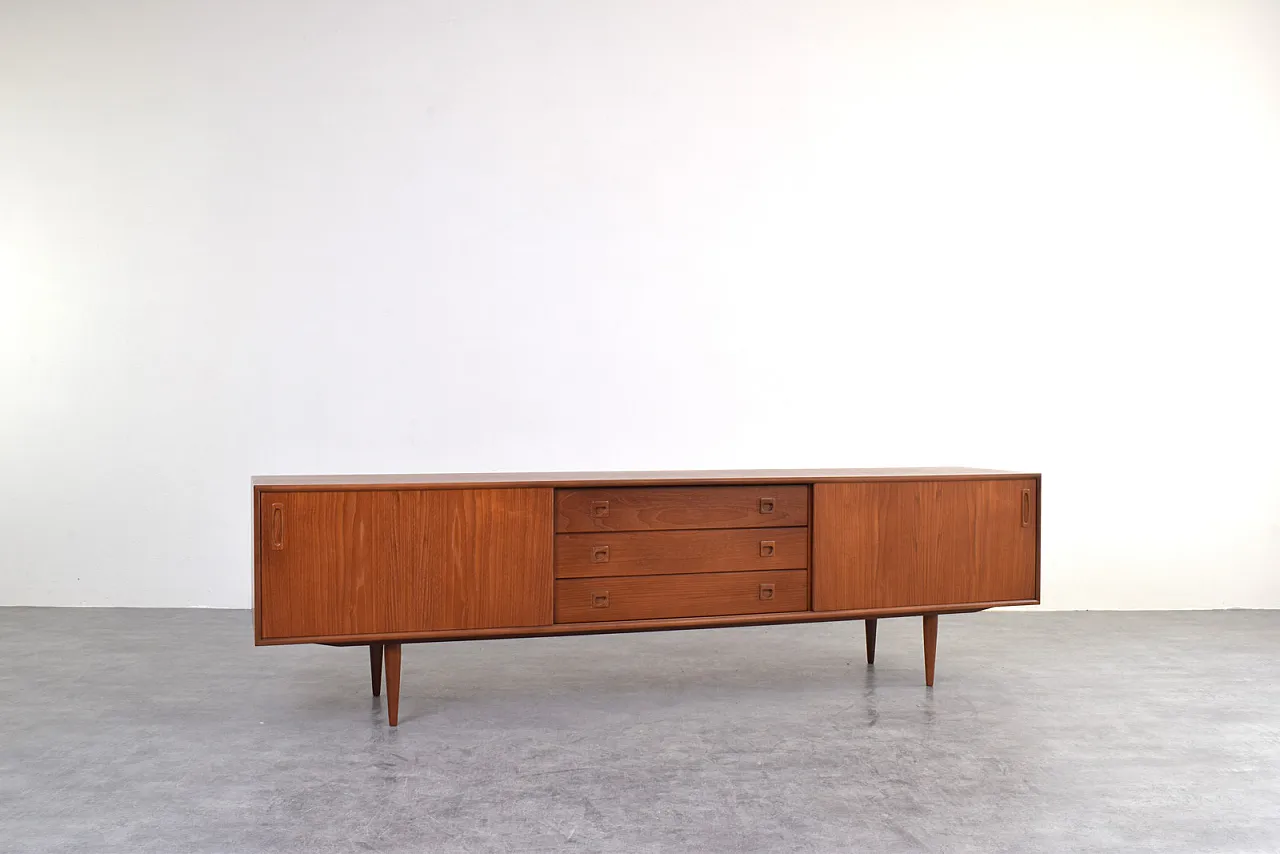 Mid-Century Danish Teak Sideboard, 1960s. 4