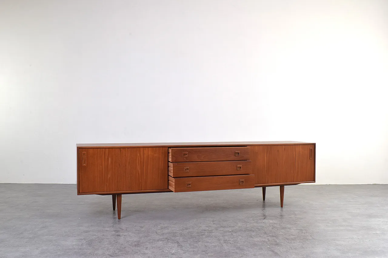 Mid-Century Danish Teak Sideboard, 1960s. 6