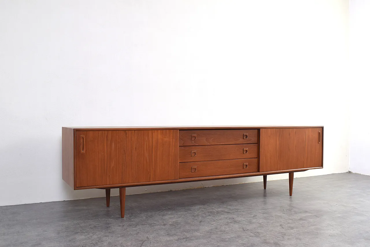 Mid-Century Danish Teak Sideboard, 1960s. 7