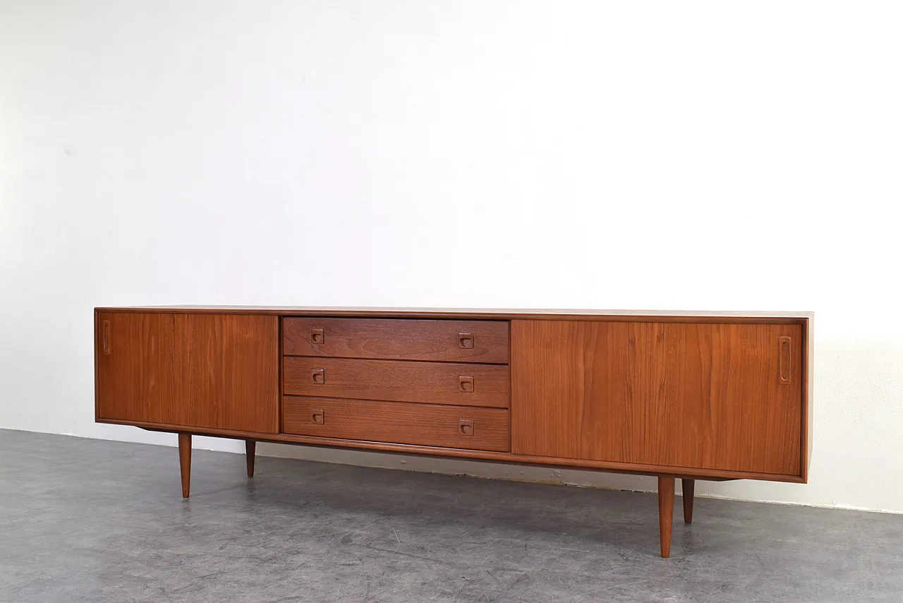 Mid-Century Danish Teak Sideboard, 1960s. 8