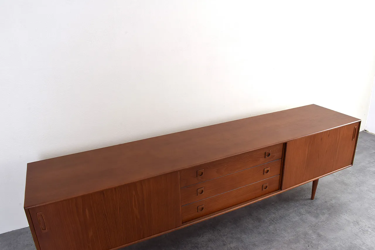 Mid-Century Danish Teak Sideboard, 1960s. 12