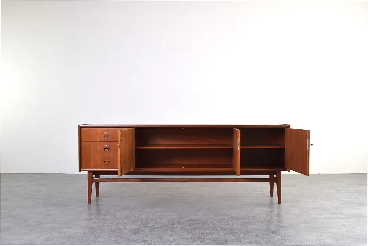 Mid-Century Teak Sideboard Model Premium from Bartels, 1960s. 2