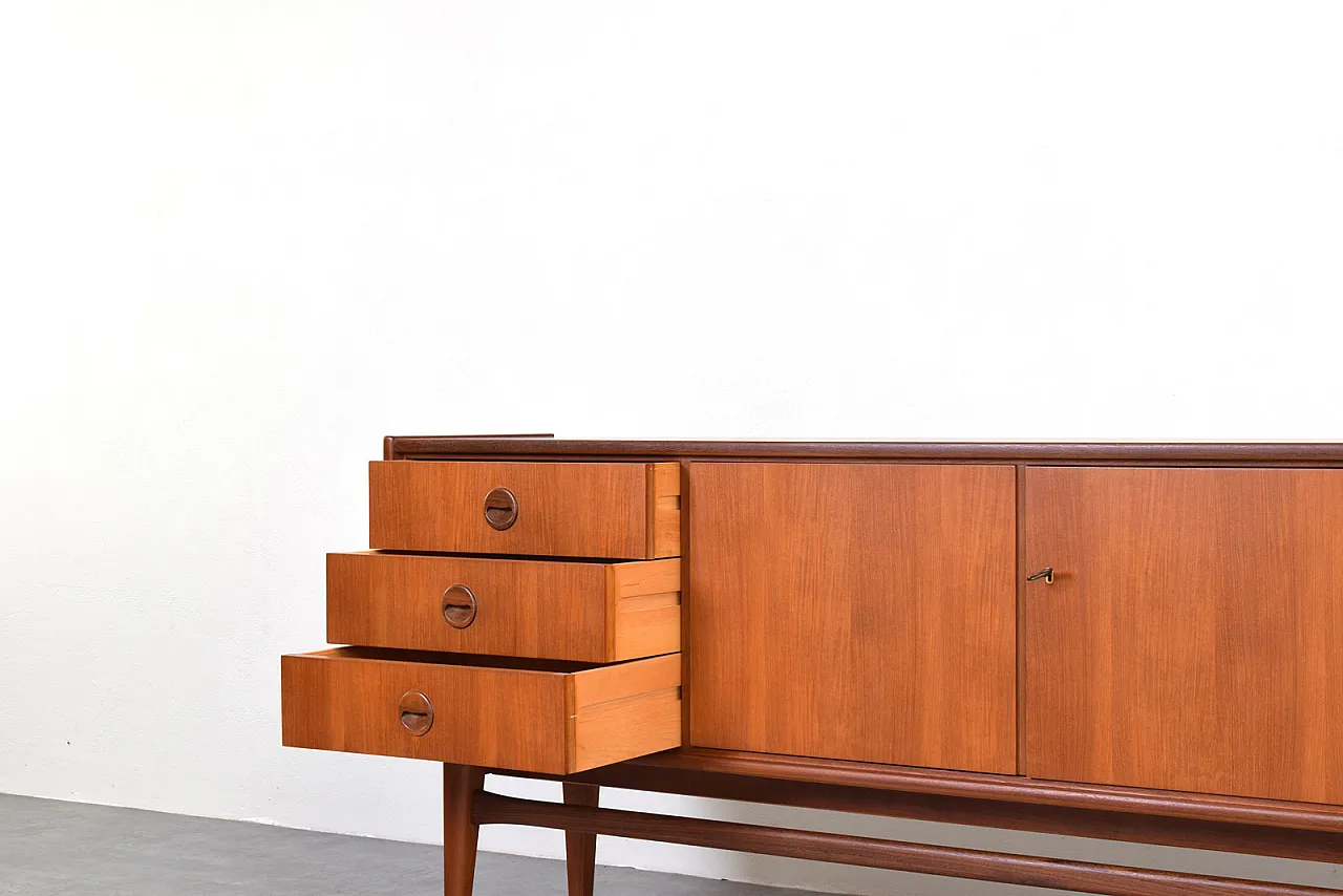Mid-Century Teak Sideboard Model Premium from Bartels, 1960s. 12