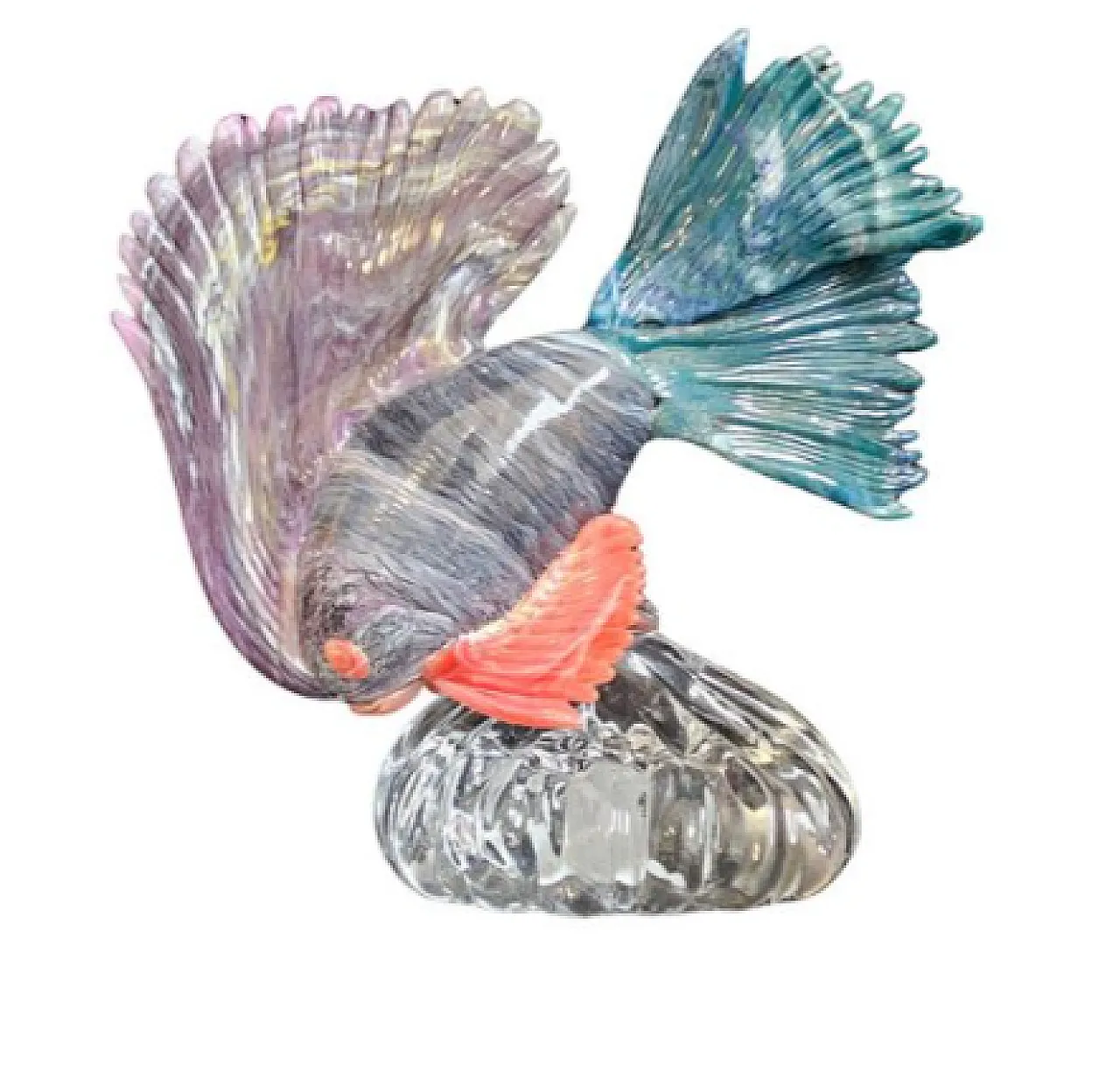 Murano glass fish sculpture, 20th century 1