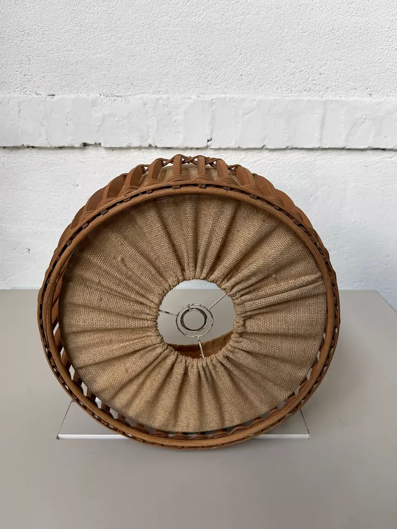 Teak pendant lamp, 20th century 4