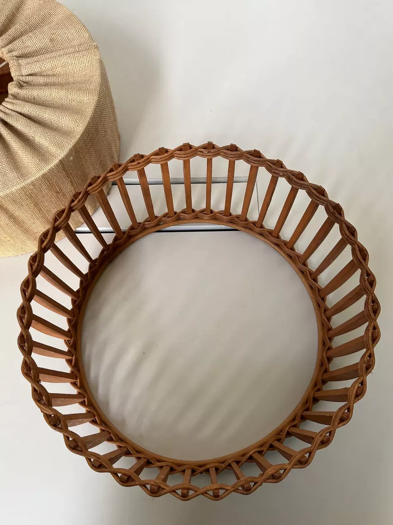 Teak pendant lamp, 20th century 6