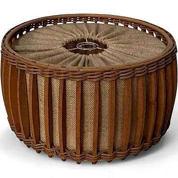 Teak pendant lamp, 20th century