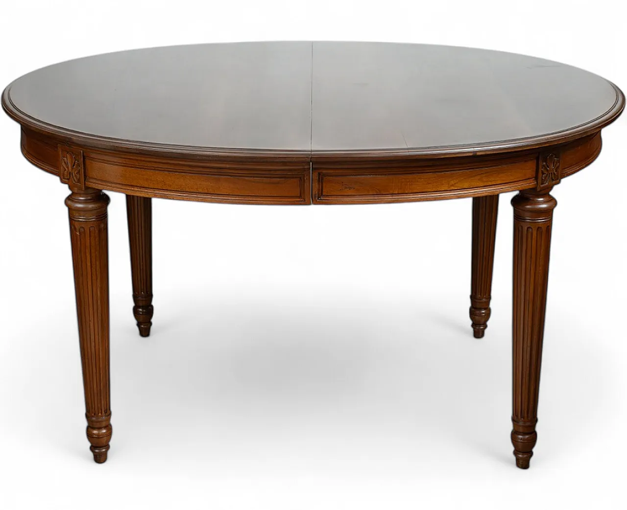 Tavolo allungabile Napoleone III in massello di noce, '800 4