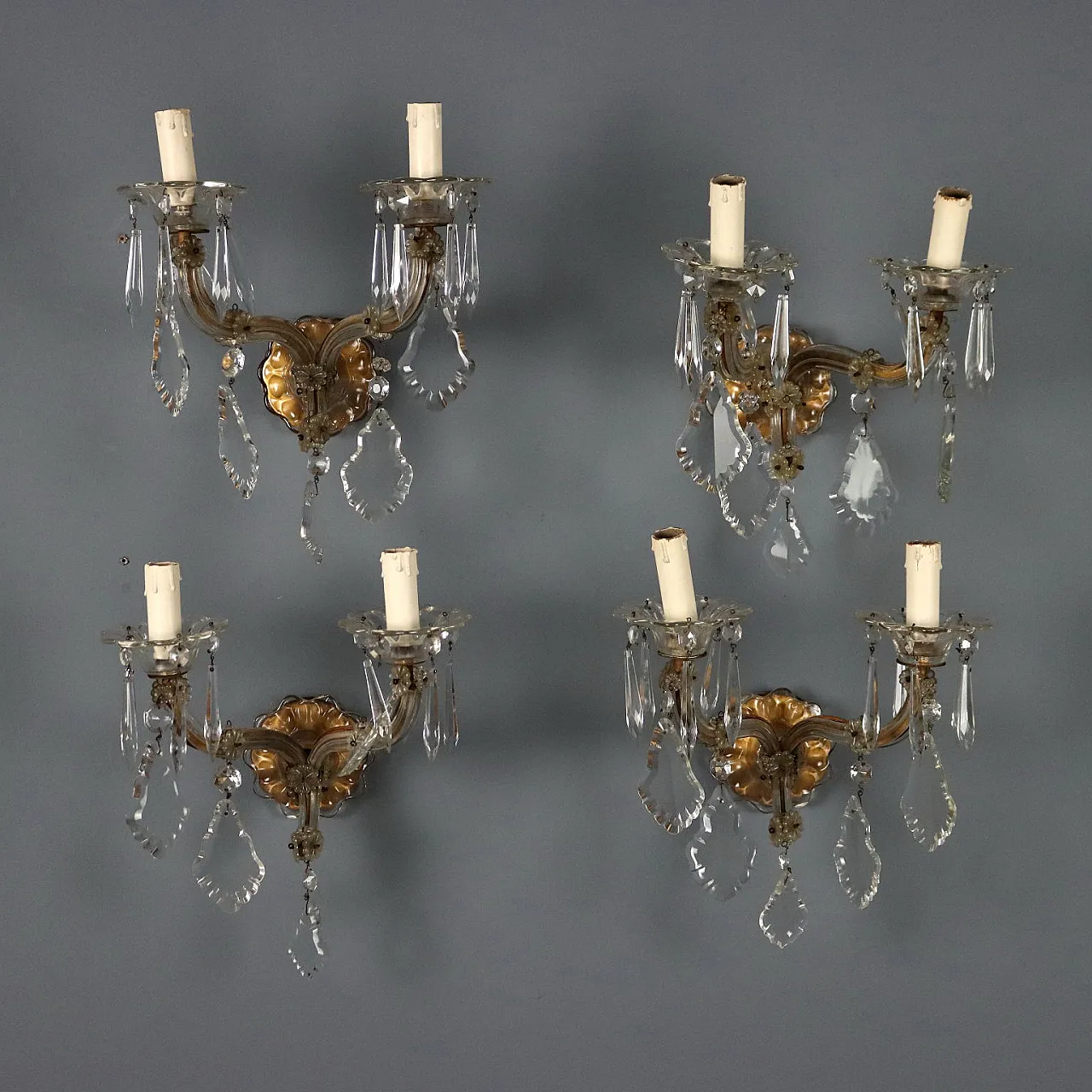 4 Appliques in stile Maria Teresa, primo '900 1