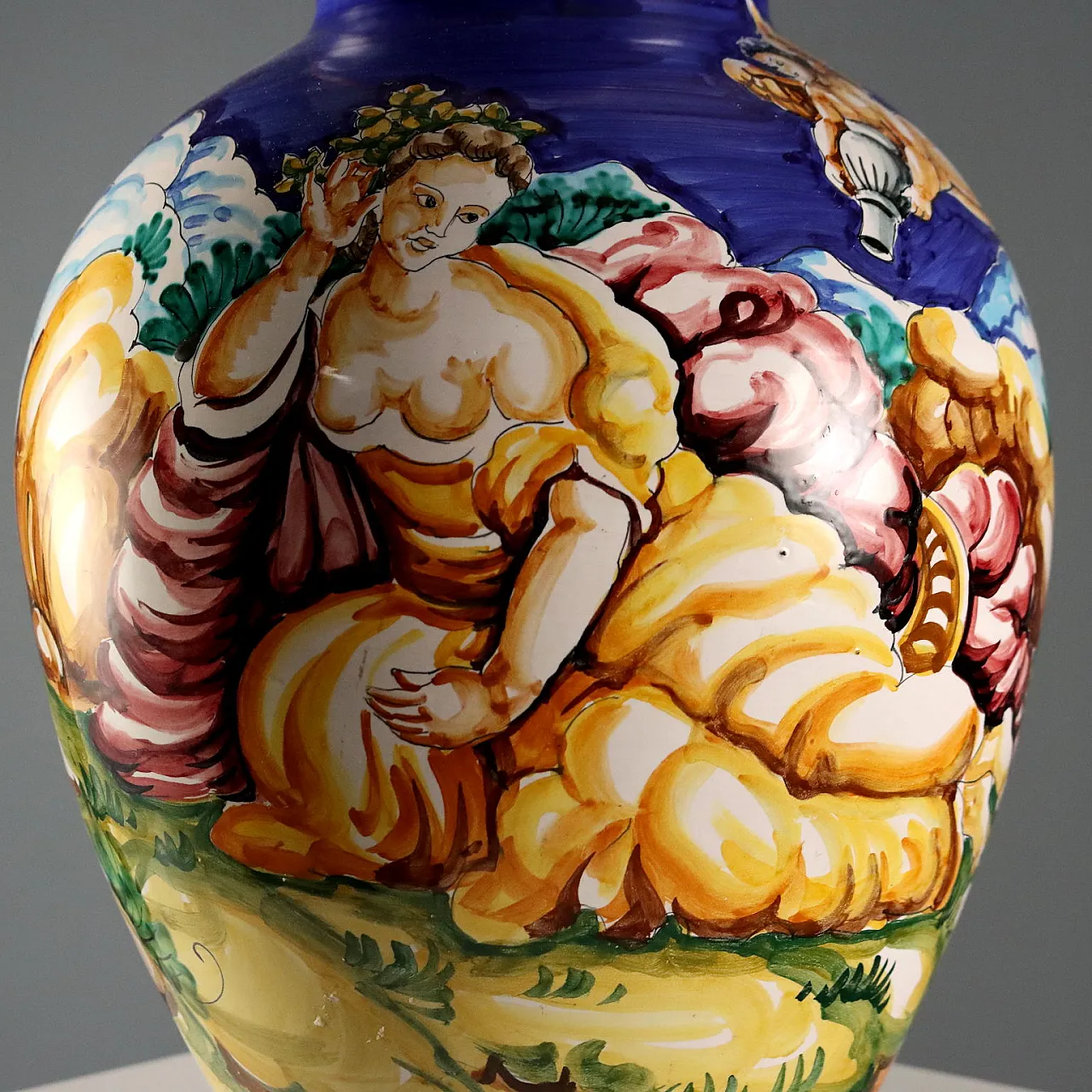 Anfora in maiolica, Manifattura Taccini, '900 5