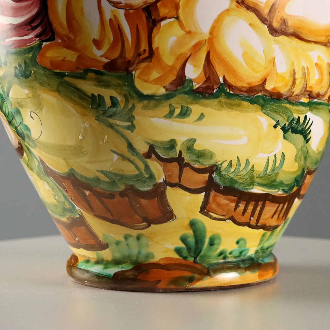 Anfora in maiolica, Manifattura Taccini, '900 6