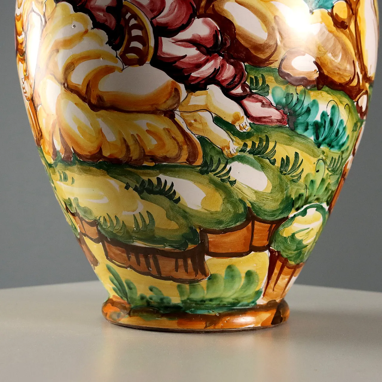 Anfora in maiolica, Manifattura Taccini, '900 8
