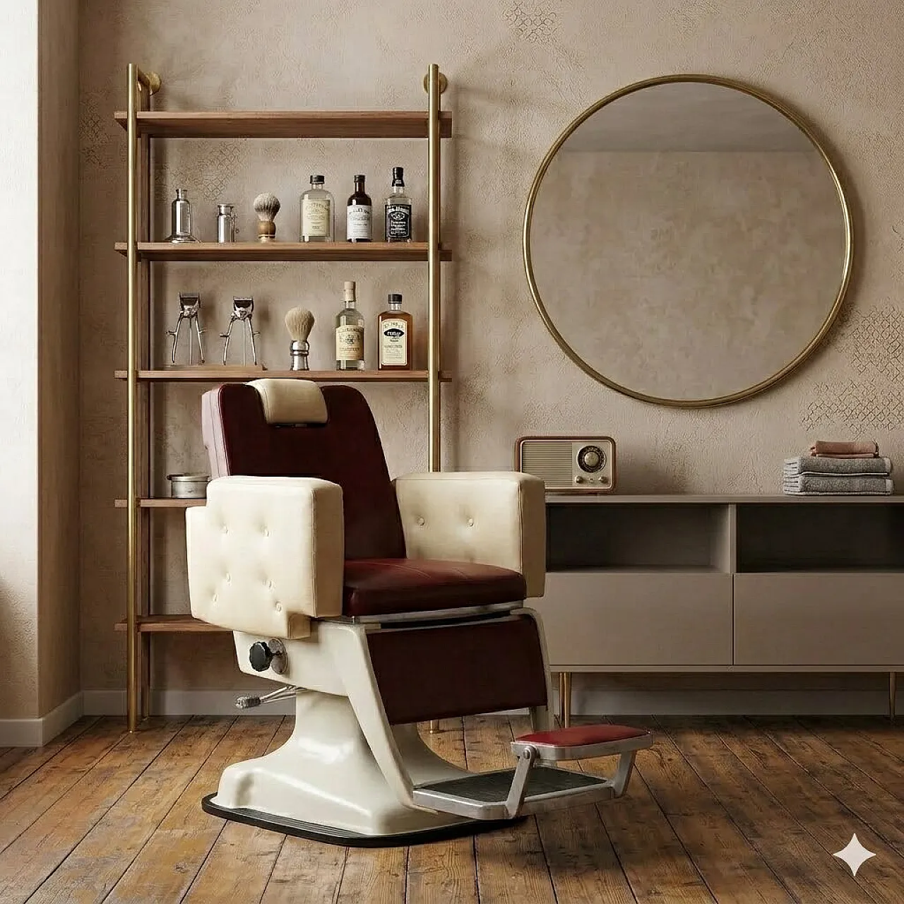 Barber's chair, 1960s 2