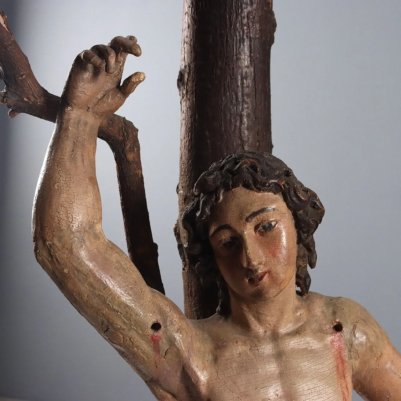 Scultura a tutto tondo di San Sebastiano, fine '600 3
