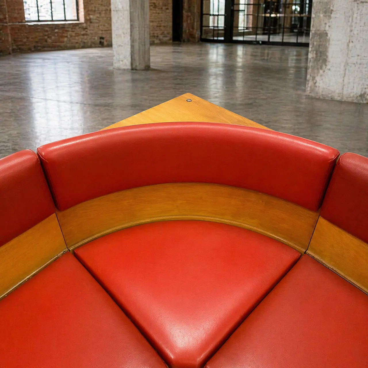 Mid-Century Ludvík Volák bench with 2 chairs, 1970s 26