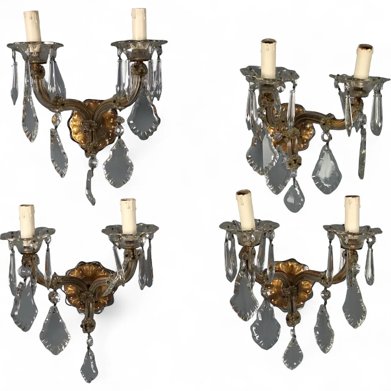 4 Appliques in stile Maria Teresa, primo '900 8