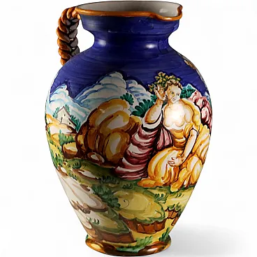 Anfora in maiolica, Manifattura Taccini, '900