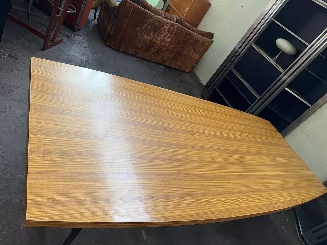 Metal conference table, 20th century 8