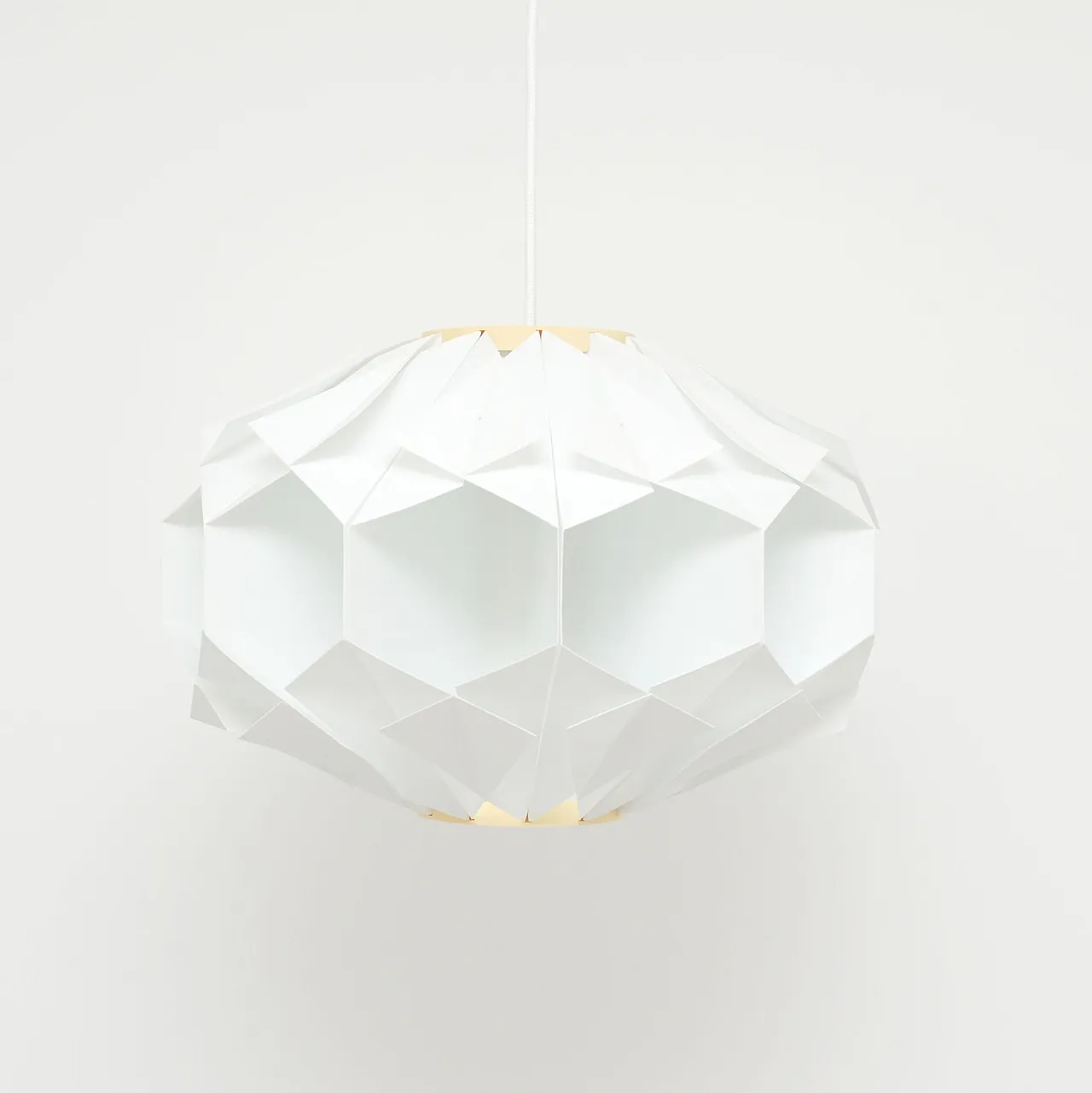 White lamp designed by L. Schioler for Hoyrup Denmark 1970 2