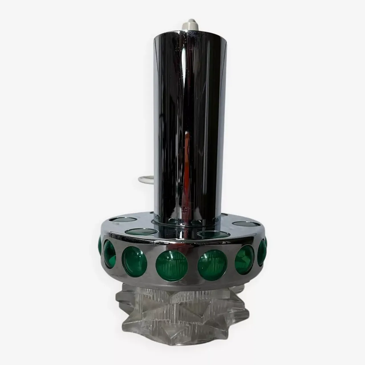 Raak pendant lamp in metal and glass, 20th century 1