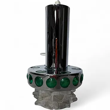 Raak pendant lamp in metal and glass, 20th century