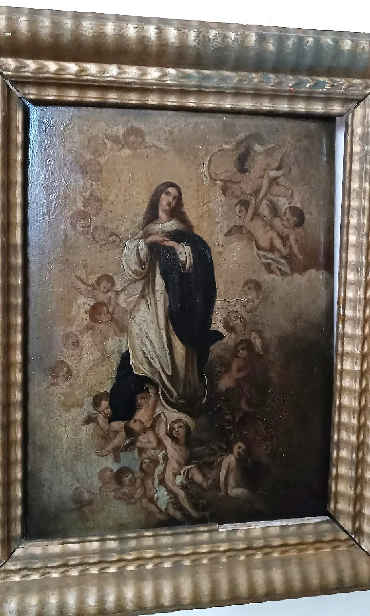 Immaculate Conception, oil on panel, 18th century 3
