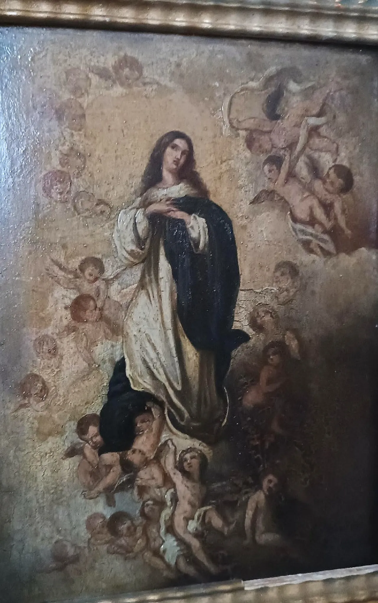 Immaculate Conception, oil on panel, 18th century 4
