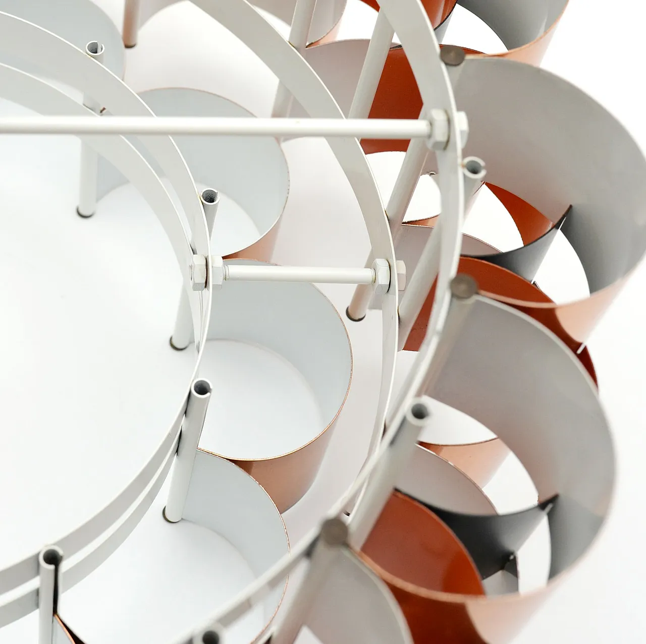 Copper lamp designed by Wener Schou for Coronell Elektro, 1970s 8