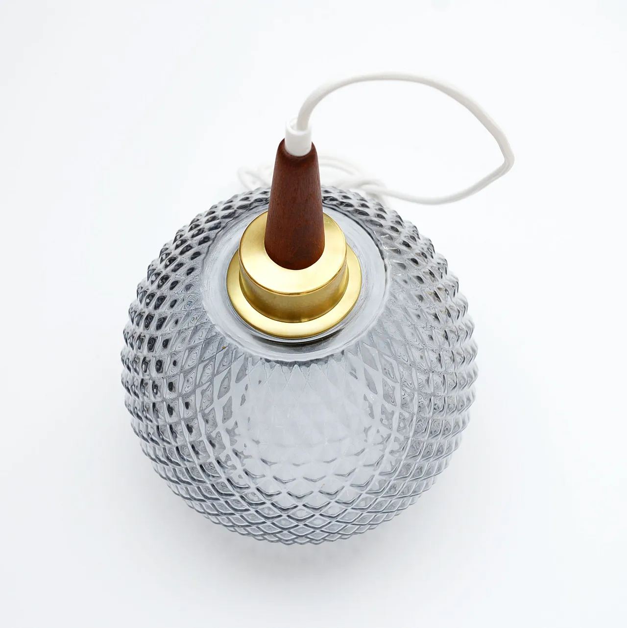 Glass lamp, Denmark 1960s 3