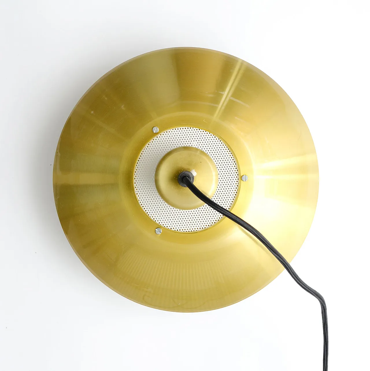 Golden Belux lamp, Denmark, 1970s 4
